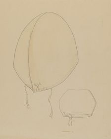 Man's Night Cap, c. 1936. Creator: Doris Beer