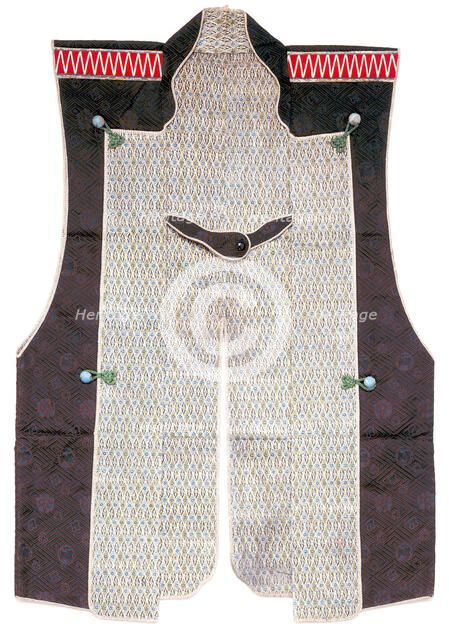 Man's Sleeveless Surcoat Worn Over Armor (Jinbaori), early 19th century. Creator: Unknown.