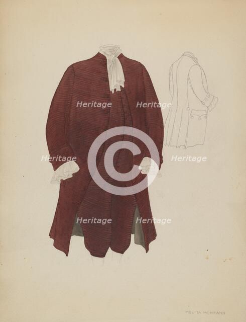 Man's Suit, c. 1936. Creator: Melita Hofmann.