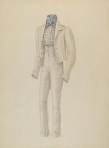 Man's Suit, c. 1939. Creator: Henry De Wolfe