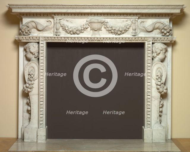 Mantel, c. 1730. Creator: William Kent (British, 1685-1748), probably by.