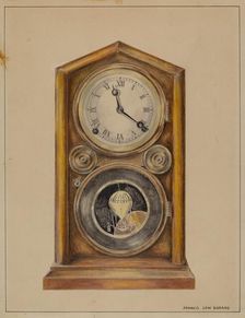 Mantel Clock, 1935/1942. Creator: Francis Law Durand