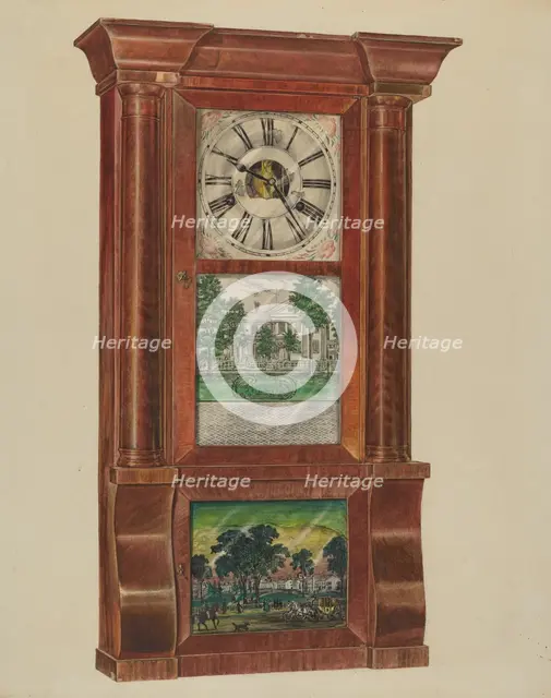 Mantel Clock, 1938. Creator: Francis Law Durand.