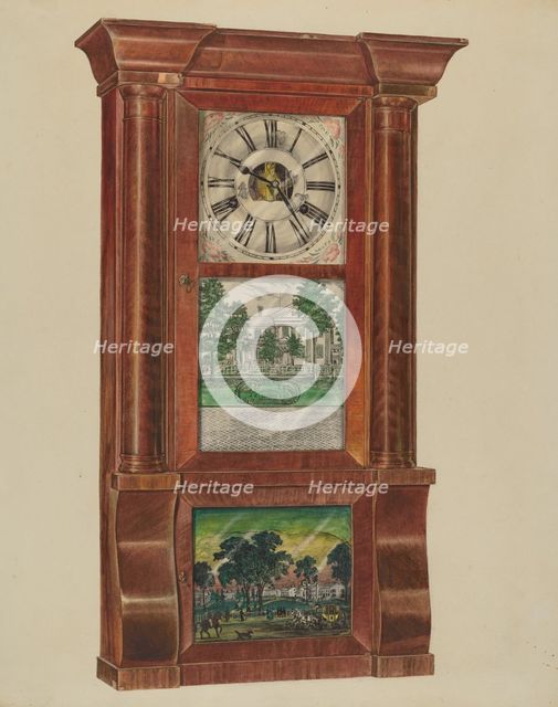 Mantel Clock, 1938. Creator: Francis Law Durand.