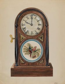 Mantel Clock, c. 1936. Creator: Ralph Atkinson