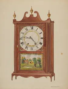 Mantel Clock, c. 1937. Creator: Francis Law Durand