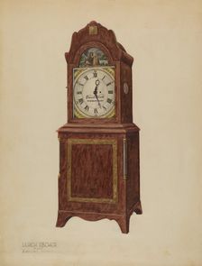 Mantel Clock, c. 1937. Creator: Ulrich Fischer