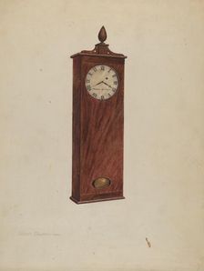 Mantel Clock, c. 1937. Creators: Gilbert Sackerman, Isidore Sovensky
