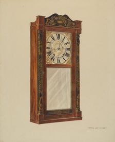 Mantel Clock, c. 1938. Creator: Francis Law Durand