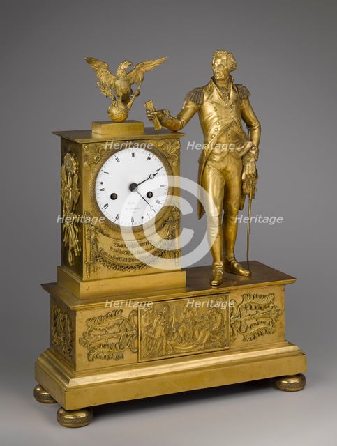 Mantel Clock, c1815-19. Creator: Jacques Nicolas Pierre Francois Dubuc.