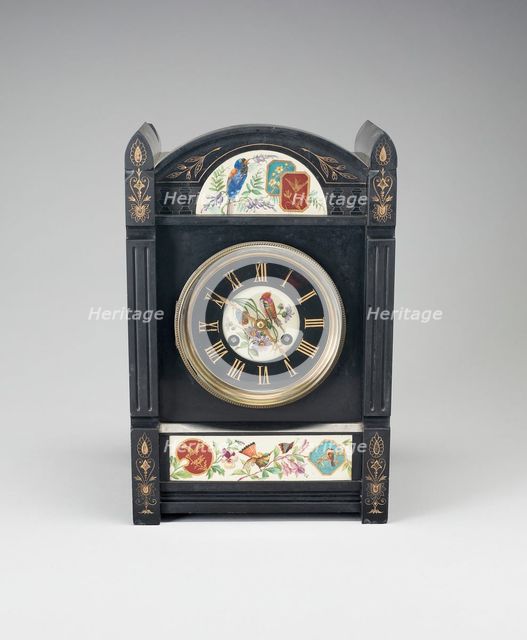 Mantel Clock, England, 1875/80. Creator: Unknown.