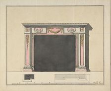 Mantel Design, ca. 1775. Creator: Anon