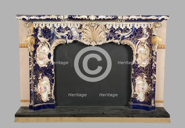 Mantel, Staffordshire, 1830/45. Creator: Charles James Mason.