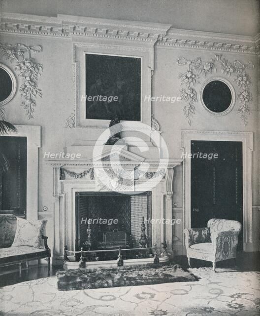 Mantelpiece in the State Drawing-Room, 1916. Artist: Unknown