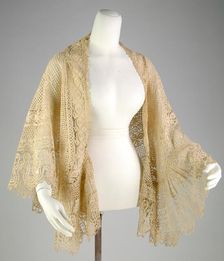 Mantle, Maltese, ca. 1860. Creator: Unknown