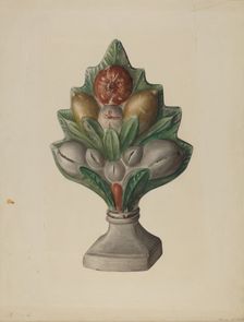 Mantle Ornament, 1935/1942. Creator: Mina Lowry