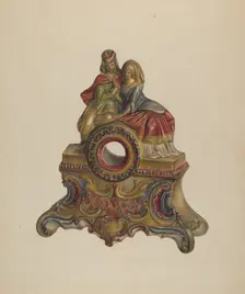 Mantle Ornament, c. 1938. Creator: Mina Lowry