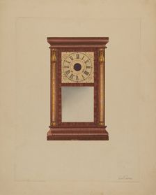 Mantle Clock, c. 1937. Creator: Lon Cronk