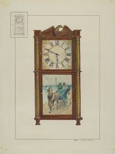 Mantle Clock, c. 1938. Creator: John B. Moll