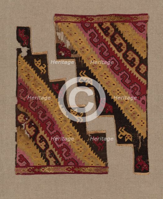 Mantle Corners, Peru, 1000/1476. Creator: Unknown.