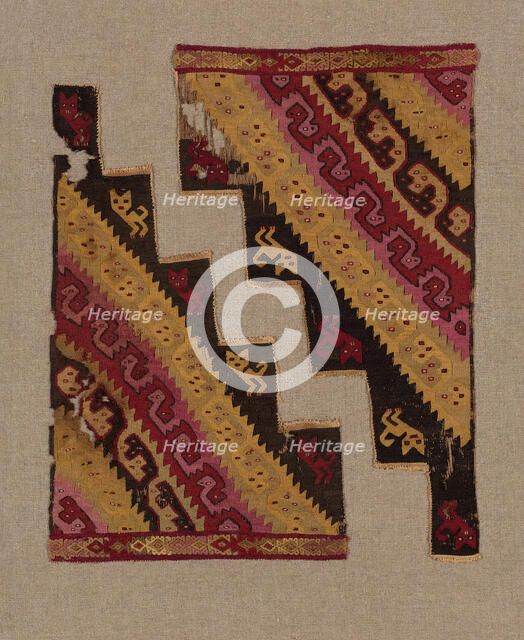 Mantle Corners, Peru, 1000/1476. Creator: Unknown.