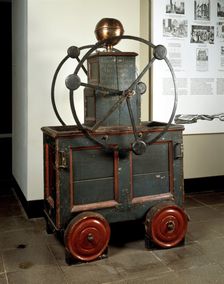 Manual fire engine, 1735. Creator: Unknown