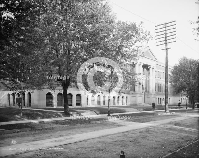 Manual training school, Saginaw, Mich., between 1900 and 1910. Creator: Unknown.