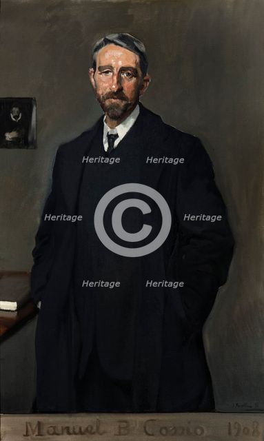 Manuel Bartolomé Cossío, 1908. Creator: Joaquin Sorolla y Bastida.