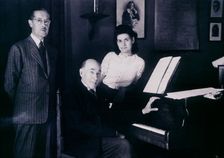 Manuel Blancafort de Roselló (1897-1987), Catalan composer, together with Ricard Viñes i Roda an…