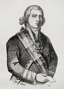 Manuel de Godoy y Alvarez de Faria, (1767-1851), Spanish politician, 1853. Creator: Eusebio Zarza