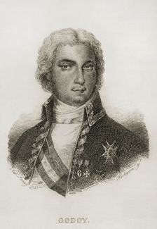 Manuel de Godoy y Alvarez de Faria, Spanish politician, 1851. Creator: Pedro Hortigosa