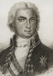 Manuel de Godoy y Alvarez de Faria, Spanish politician, 1851. Creator: Pedro Hortigosa
