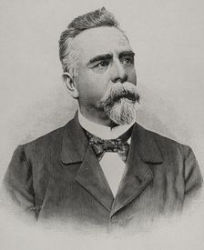 Manuel Ferraz de Campos Sales (1841-1913), Brazilian politician, President of Brazil, 1898. Creator: Benigno Matute Parga