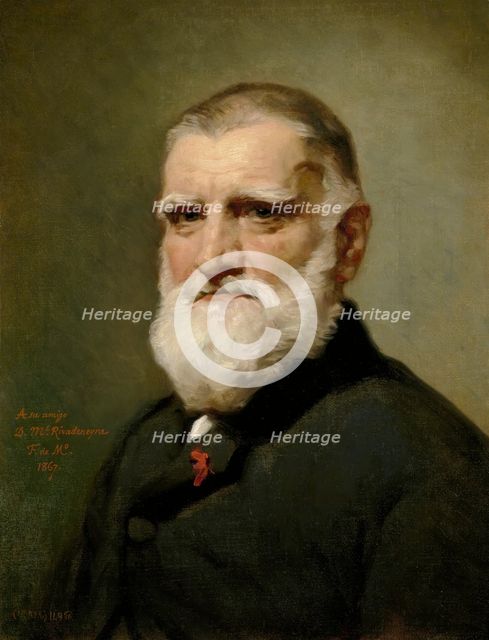 Manuel Rivadeneyra, 1867. Creator: Federico de Madrazo y Kuntz.