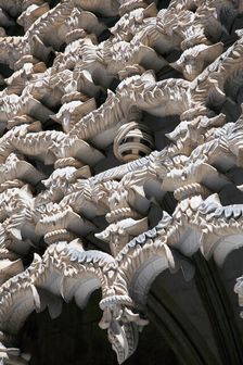 Manueline decoration, cloister of King John I, Monastery of Batalha, Batalha, Portugal, 2009. Artist: Samuel Magal