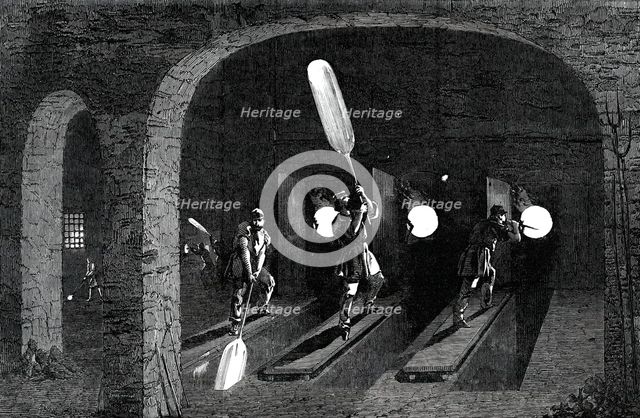 Manufacture of Glass for "The Crystal Palace"...Birmingham, 1850. Creator: S Read.