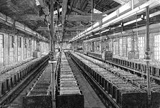 Manufacture of electric batteries, USA, 1887