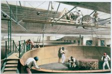 Manufacturing the transatlantic telegraph cable, c1865 (1866). Creator: Robert Dudley