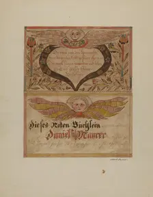 Manuscript and Miniature, c. 1937. Creator: Albert J. Levone