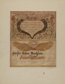 Manuscript and Miniature, c. 1937. Creator: Albert J. Levone