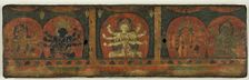 Manuscript Cover from the Five Protectors (Pancharaksha), 13th century. Creator: Unknown