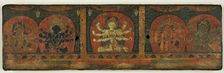 Manuscript Cover from the Five Protectors (Pancharaksha), 13th century. Creator: Unknown