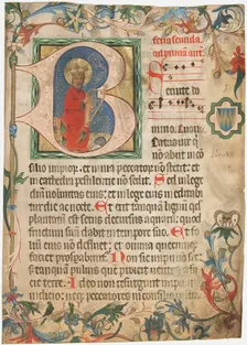Manuscript Leaf from a Missal, Austrian, late 15th century. Creator: Unknown