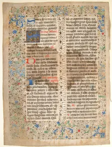 Manuscript Leaf from a Missal, mid-15th century. Creator: Unknown