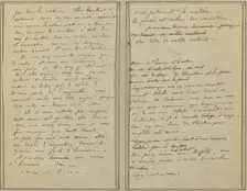 Manuscript Pages [verso], 1884-1888. Creator: Paul Gauguin