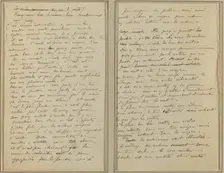 Manuscript Pages [recto], 1884-1888. Creator: Paul Gauguin