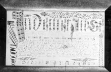 Manuscript Sampler, ca. 1800. Creator: Unknown