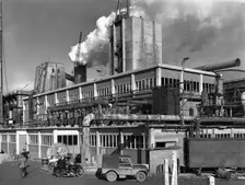 Manvers coal processing plant, Wath upon Dearne, near Rotherham, South Yorkshire, January 1957. Creator: Michael Walters