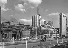 Manvers coal processing plant, Wath upon Dearne, near Rotherham, South Yorkshire, February 1957. Creator: Michael Walters