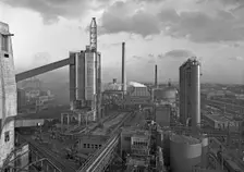 Manvers coal processing plant, Wath upon Dearne, near Rotherham, South Yorkshire, February 1957. Creator: Michael Walters
